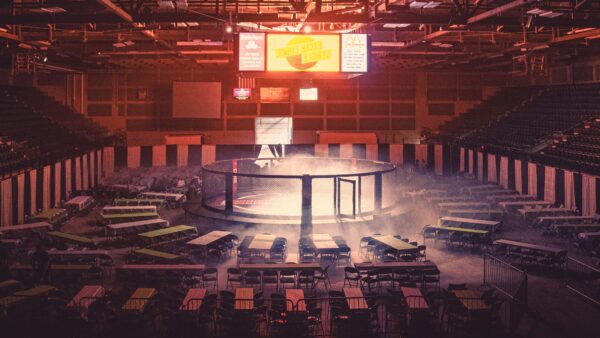 MMA w Polsce - gala KSW, zawodnicy w oktagonie